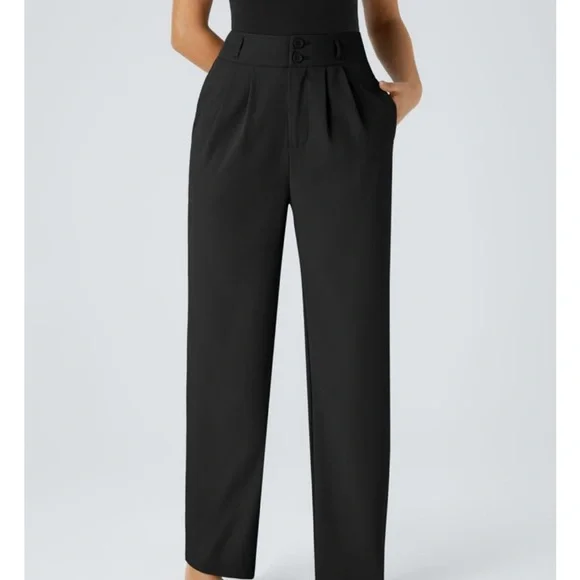 Elegant Black Women's Pants - Picture 12 of 12